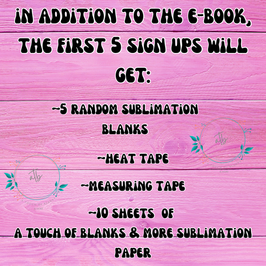 Sublimation Crash Course For Beginners E-Book (PDF Download) Sublimation Crash Course For Beginners E-Book (PDF Download)