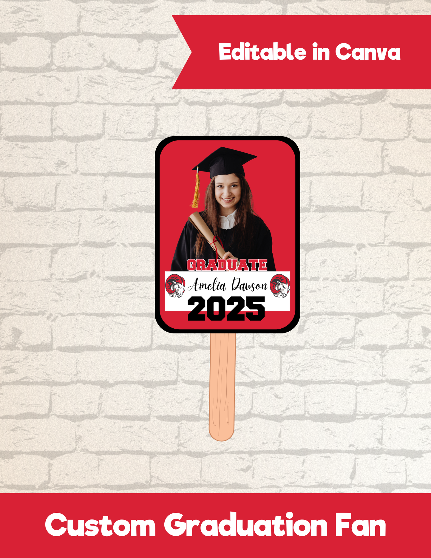 Grad Fan Template