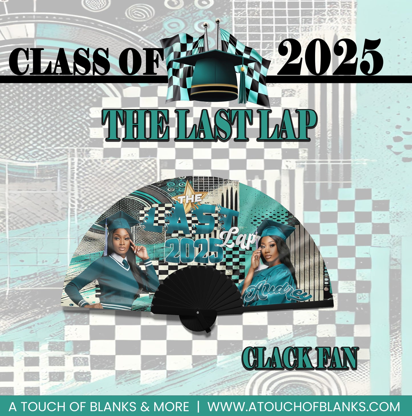 Last Lap Fan Template (PS Digital File)