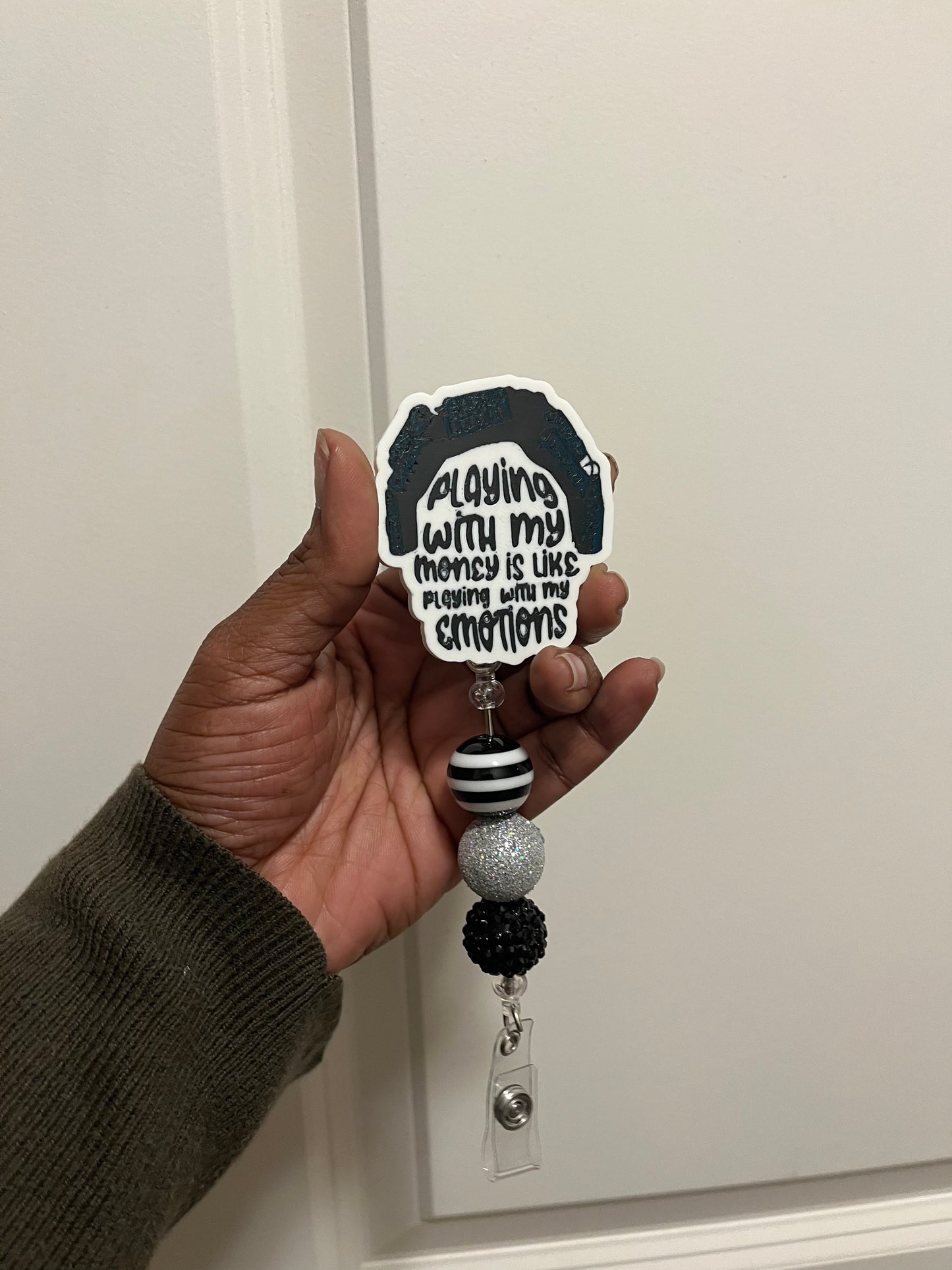 Big Worm Badge Reel 3MF Digital File