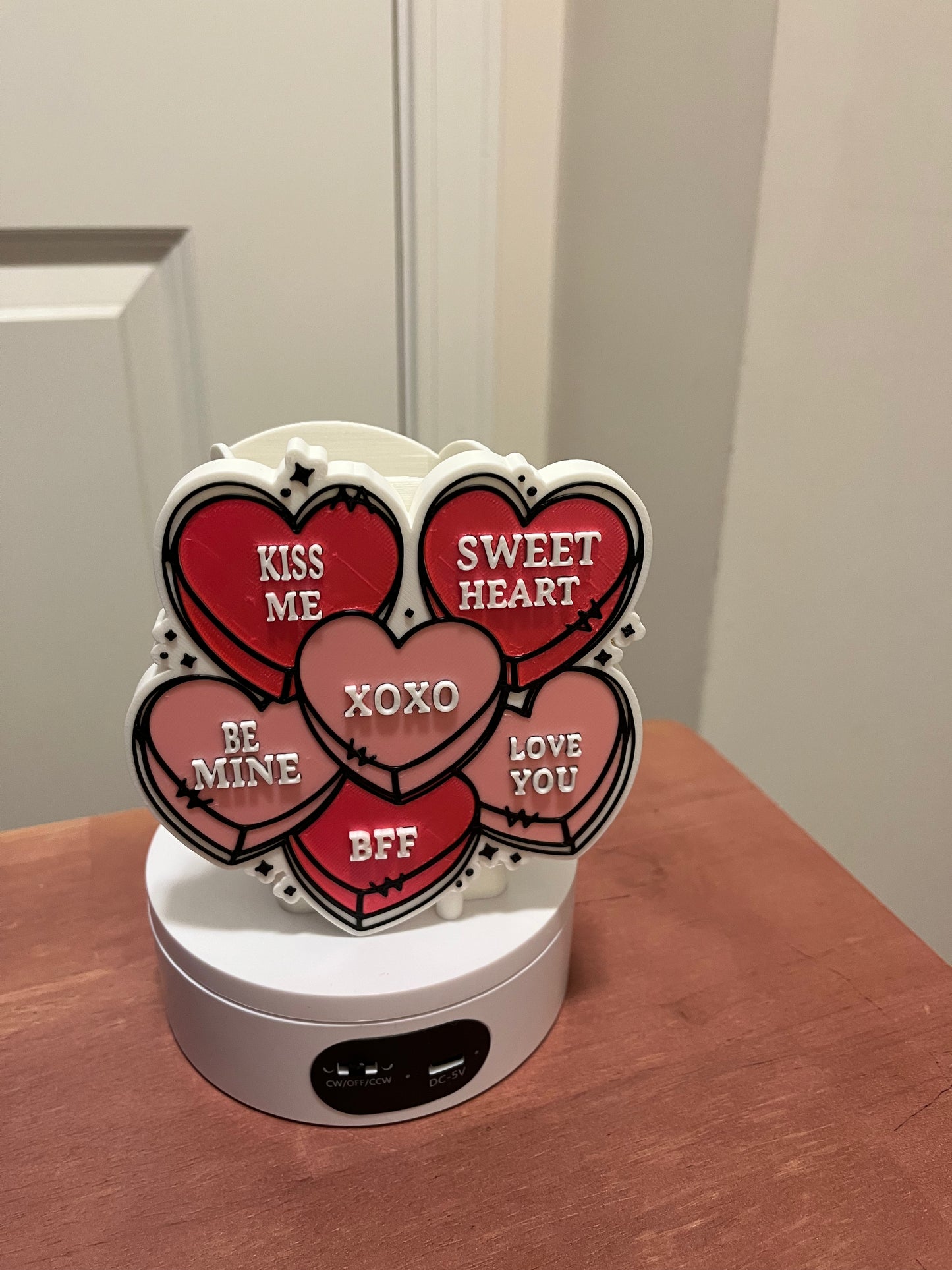 Conversation Hearts Soap Holder