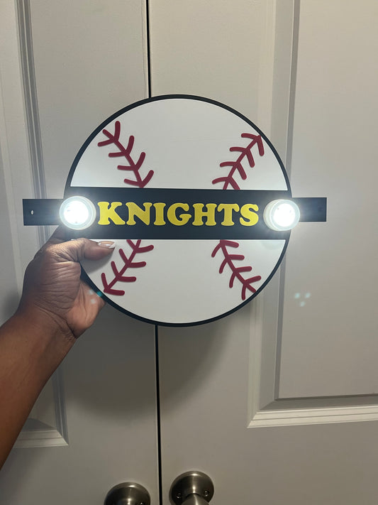 Baseball Cheer Stick (2 plates) 3MF File (Digital Download) Baseball Cheer Stick (2 plates) 3MF File (Digital Download)