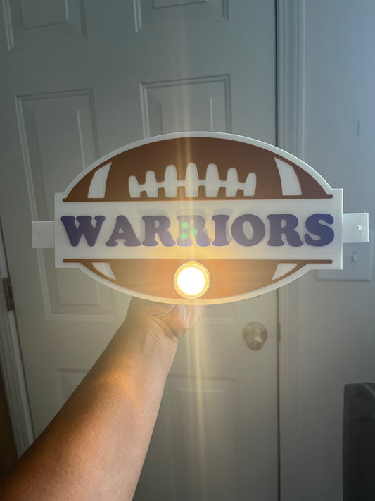 Split Football Cheer Stick (2 plates) 3MF File (Digital Download) Split Football Cheer Stick (2 plates) 3MF File (Digital Download)
