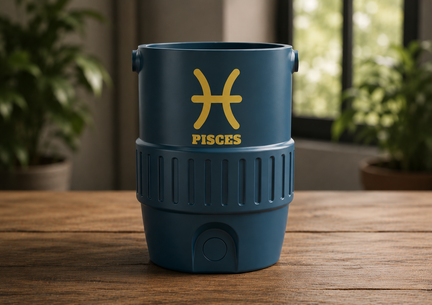 Pisces 12 oz Can Cooler 3MF File (Digital Download)