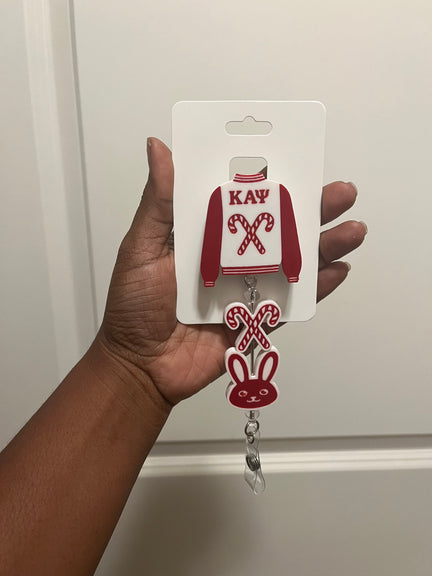 Red & White Jacket Badge Reel 3MF Digital File
