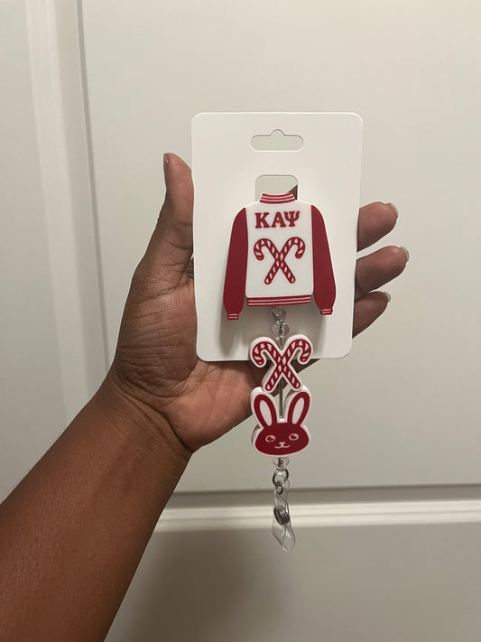 Red & White Jacket Badge Reel 3MF Digital File