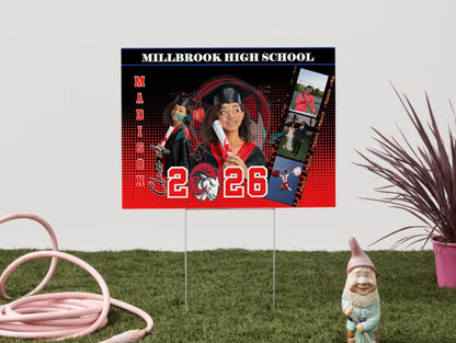 Grad Yard Sign 2 Template (Digital Download)