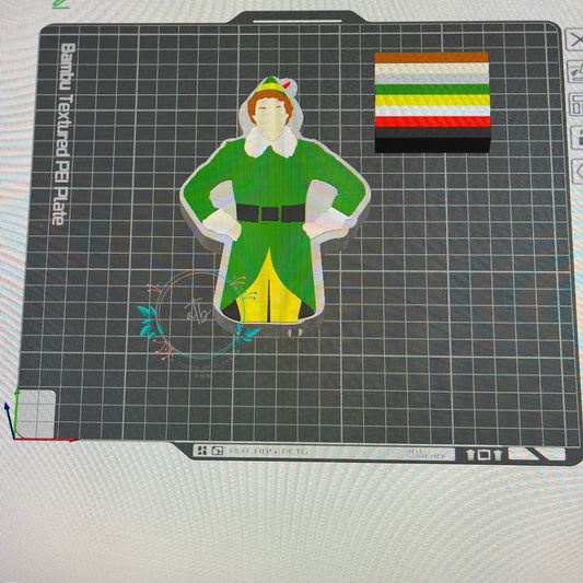 Elf Interchangeable Soap Holder FRONT PLATE ONLY 3MF Digital File (8 color file)