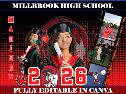 Grad Yard Sign 2 Template (Digital Download)