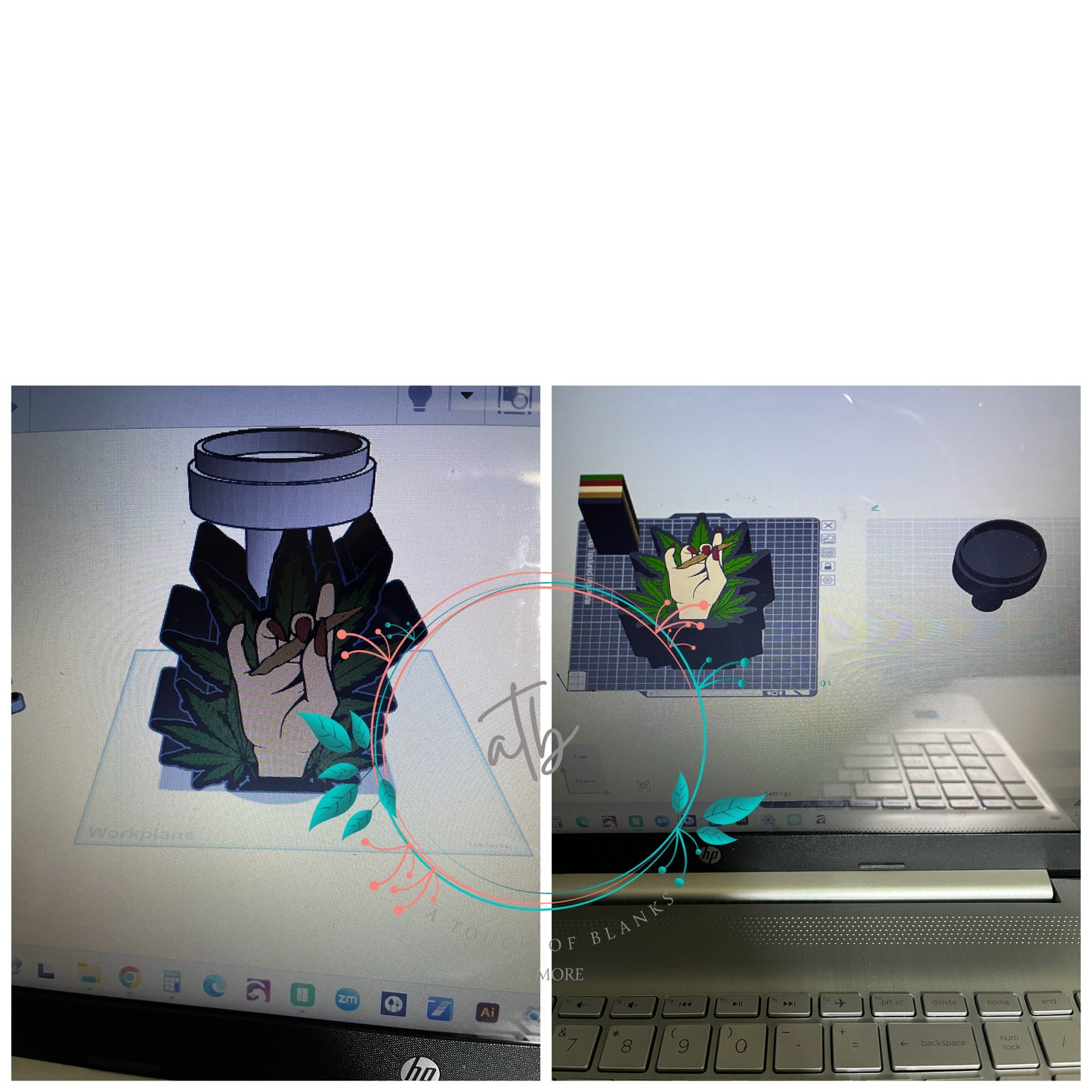 Four 20 Lamp Base 3MF File (Digital Download)