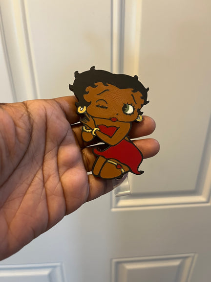 Betty Badge Reel 3MF Digital File