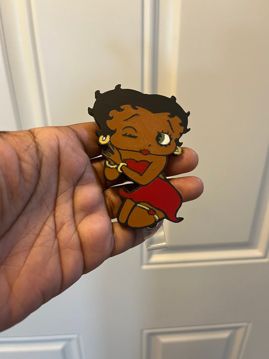 Betty Badge Reel 3MF Digital File