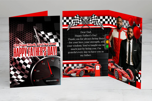 On Your Mark, Get Set, Dad! Jumbo Card (Digital Download)