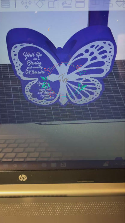 Mini Memorial Lamp Base Blank 3MF File (Digital Download)