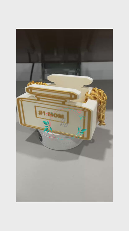 Mini Perfume Bottle Gift Box/Purse 3mf File (Digital Download)